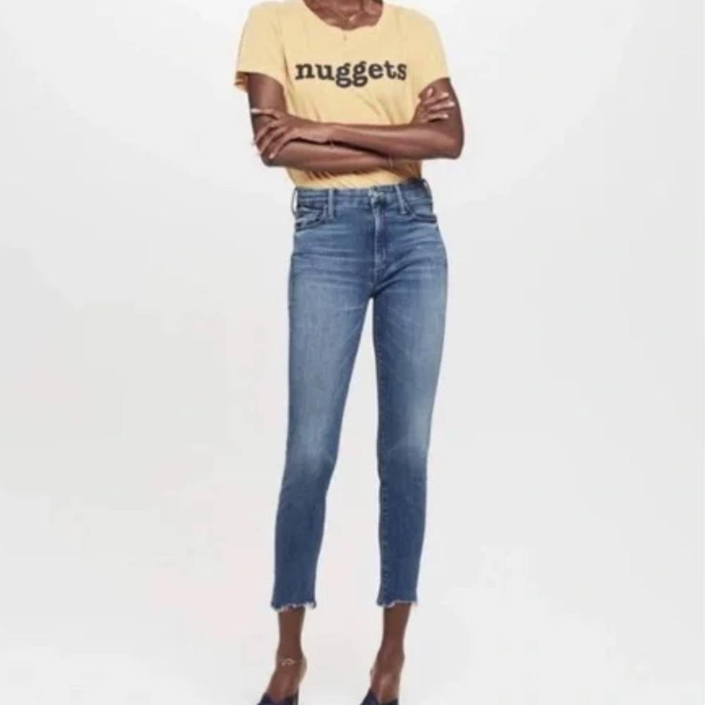 MOTHER Denim High Waisted‎ Looker Ankle Chew
